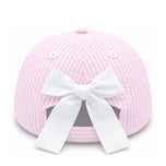 Ghost Seersucker Bow Baseball Hat