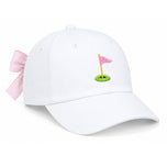 Golf Flag Bow Baseball Hat