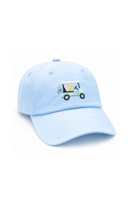 Dog in Golf Cart Baseball Hat