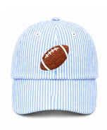 Football Bow Baseball Hat