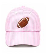 Football Bow Baseball Hat