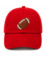 Football Bow Baseball Hat