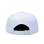 Ghost Seersucker Baseball Hat