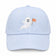 Ghost Seersucker Baseball Hat