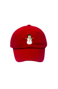 Snowman Baseball Hat
