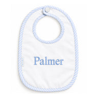 Signature Seersucker Bib