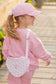 Rainbow Sparkle Bow Baseball Hat (Baby/Toddler, Youth, Junior)