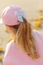 Rainbow Sparkle Bow Baseball Hat (Baby/Toddler, Youth, Junior)
