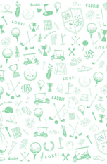 Golf Print Bib