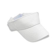 Customizable White Visor, Blue Strap (Youth/Junior)