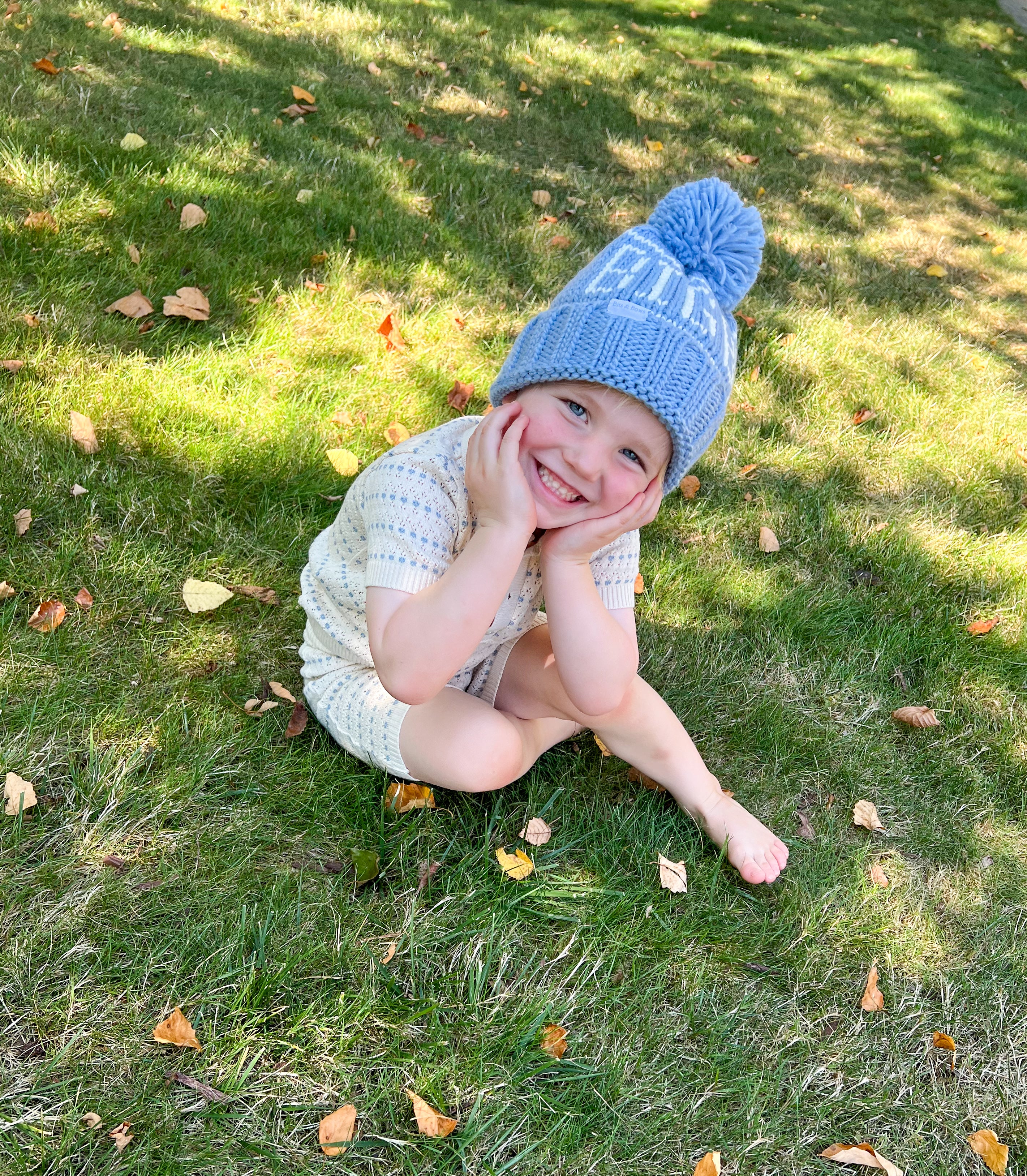 Big Brother Winter Bobble Hat for Toddlers and Little Boys Bits Bows