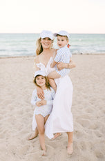 Customizable Baseball Hat in Seersucker Blue (Baby/Toddler, Youth)