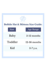 Bows Bobble Hat, Pink