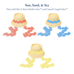 Scalloped Ribbon Set, Sun Sand Sea