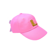 Cowgirl Boot Bow Baseball Hat (Baby, Youth)