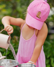 Cowgirl Boot Bow Baseball Hat (Baby, Youth)