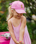 Cowgirl Boot Bow Baseball Hat (Baby, Youth)