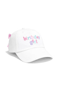 Birthday Girl Bow Baseball Hat (Baby/Toddler, Youth)