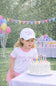 Birthday Girl Bow Baseball Hat (Baby/Toddler, Youth)