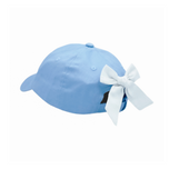 Customizable Bow Baseball Hat in Blue (Youth)