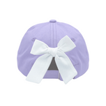 Customizable Bow Baseball Hat in Lavender (Youth)