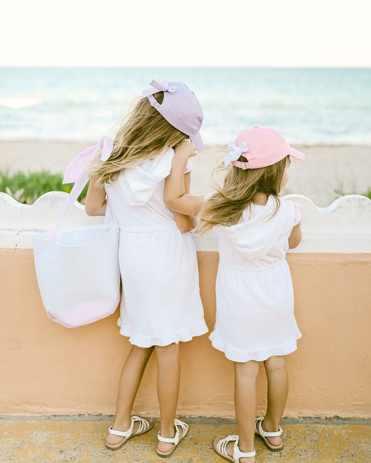 Customizable Bow Baseball Hat in Lilly Lavender (Girls)