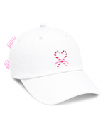 Candy Canes Bow Baseball Hat