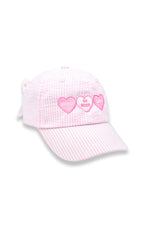 Candy Hearts Bow Baseball Hat (Baby/Toddler, Youth)