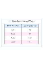 Candy Hearts Bow Baseball Hat (Baby/Toddler, Youth)