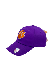 Officially Licensed Clemson Tigers Bow Baseball Hat (Baby/Toddler)
