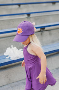 Officially Licensed Clemson Tigers Bow Baseball Hat (Baby/Toddler)