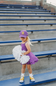 Officially Licensed LSU Tigers Bow Baseball Hat (Youth)
