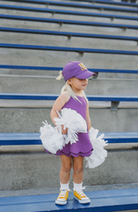Officially Licensed LSU Tigers Bow Baseball Hat (Youth)