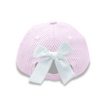 Pink Sailboat Bow Baseball Hat (Baby/Toddler, Youth)