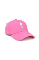 Tee Time Bow Baseball Hat
