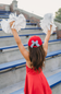 Officially Licensed Georgia Bulldogs Bow Baseball Hat (Baby/Toddler)