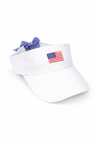 American Flag Bow Visor (Youth, Junior, Adult)