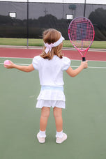 Pastel Hearts Bow Visor (Youth/Junior)