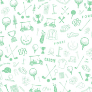 Golf Print Bib