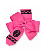 Crayon Back-to-School Hair Bow