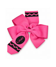 Crayon Back-to-School Hair Bow