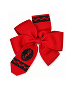 Crayon Back-to-School Hair Bow