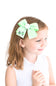 Golf Ball Seersucker Hair Bow
