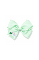 Rainbow Shamrock Hair Bow