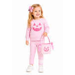 Jack-O-Lantern Hair Bow