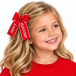 Merry Christmas Hair Bow