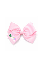 Rainbow Shamrock Hair Bow