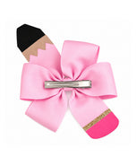 Pencil Back-to-School Hair Bow