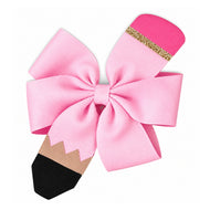 Pencil Back-to-School Hair Bow