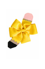 Pencil Back-to-School Hair Bow